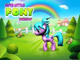 Cute Little Pony Dressup Affiche