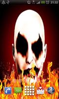 Evil Clown on Fire Affiche