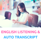 Inglés Podcast escuchar con transcripción icono
