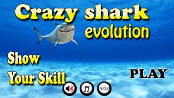 Crazy Shark Evolution Cartaz