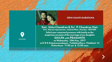 SHILPA & PRASANTH Affiche