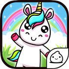 Merge Unicorn - Kawaii Idle Evolution Clicker Game icono