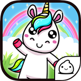 Merge Unicorn - Kawaii Idle Evolution Clicker Game icono