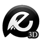 EvolveSMS Pitched Borders 3D H simgesi