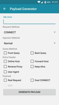 HTTP Injector apk screenshot