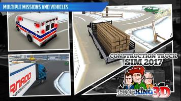 Construction Truck Sim 2017 포스터