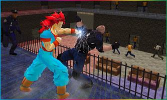 Goku Dragon Hero Prison Break 스크린샷 1