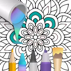 download 100+ Mandala coloring pages APK