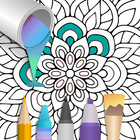 100+ Mandala coloring pages ícone