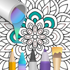 100+ Mandala coloring pages ikon