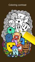 Doodle Coloring Books پوسٹر