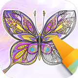 Butterflies Coloring icon