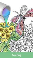 Butterflies Coloring imagem de tela 2