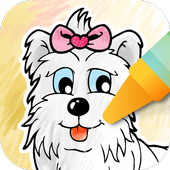 Dog Coloring Books icon