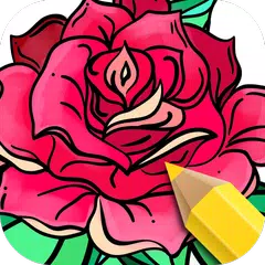 花朵塗色本！ APK 下載