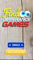 Trouver Difference Jeux photo Affiche