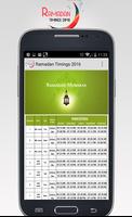 Ramadan Timings 2016 Screenshot 1