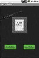 Fast Notes Ex Affiche