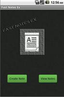 Fast Notes Ex پوسٹر