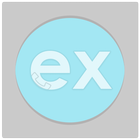 exDialer WhiteCard Cyan Theme icon