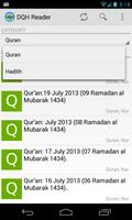 Daily Quran and Hadith Reader تصوير الشاشة 1