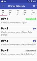 برنامه‌نما Powerlifting weight calculator عکس از صفحه