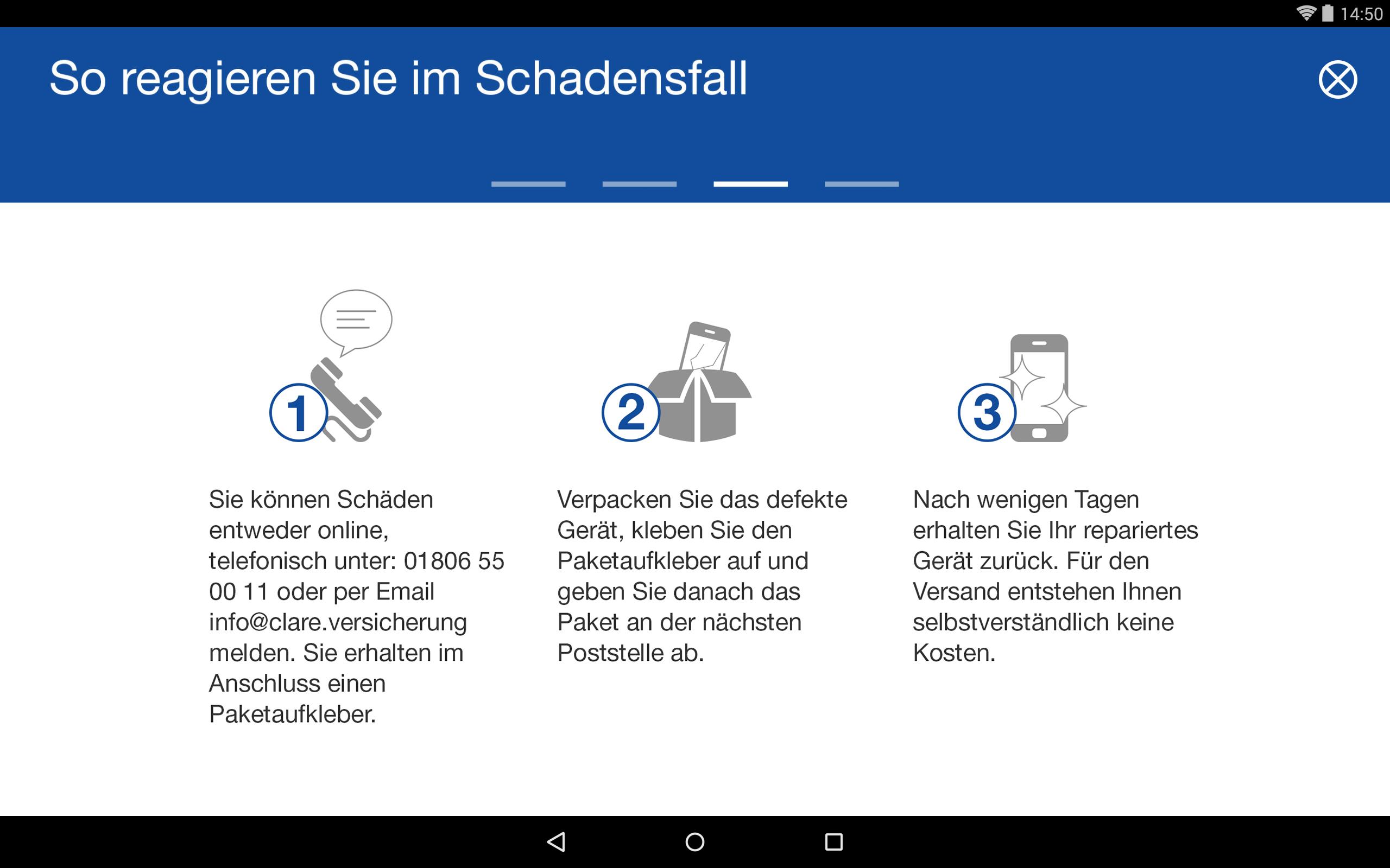 Clare Handyversicherung For Android Apk Download