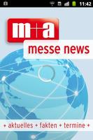 m+a messe news + messe termine 海报