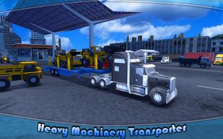 Heavy Machinery Transporter Truck Simulator Poster