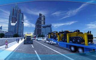 Heavy Machinery Transporter Truck Simulator اسکرین شاٹ 1