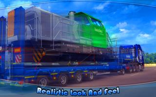 Heavy Machinery Transporter Truck Simulator اسکرین شاٹ 3