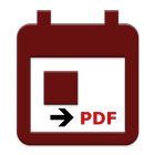 Backup Calendar Events To PDF icône