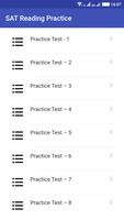 SAT Exam Reading Practice Test capture d'écran 1