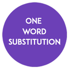 One Word Substitution for SSC CGL Exam (Offline) icône