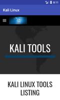 Kali Linux - Tools Listing Affiche