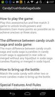 Guides For Candy Crush Soda 截图 1