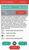 EF 70-410 Microsoft Exam captura de pantalla 2