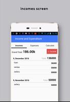 برنامه‌نما Income and Expense Calculator عکس از صفحه