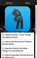 Exercise Calorie Counter Affiche