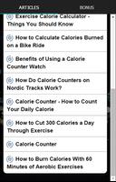 Exercise Calorie Counter capture d'écran 3