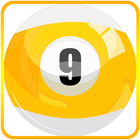 Yellow 8 ball icône