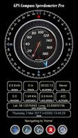 GPS Compass Speedometer الملصق