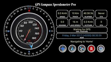 GPS Compass Speedometer ảnh chụp màn hình 2
