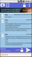 Secret Text Messenger ภาพหน้าจอ 1