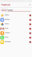 برنامه‌نما App FingerLock عکس از صفحه