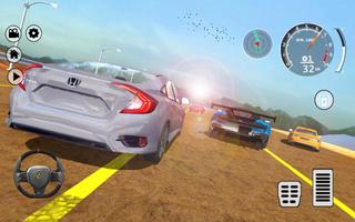 Drift Simulator: Civic Sedan 2018 capture d'écran 1