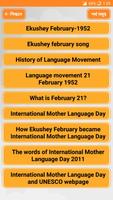 History, Of, International, Mother, Language, Day. Ekran Görüntüsü 1
