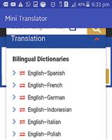 Mini Translator ảnh chụp màn hình 1