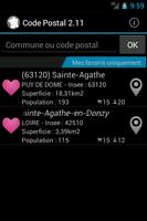 2 Schermata Codes Postaux