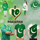 Pakistan Independence Day:14 Aug Flag Photo Editor icône